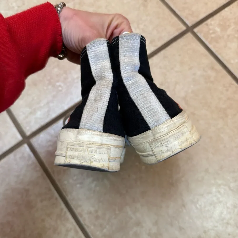 Converse Comme des Garcons PLAY size 5 women’s